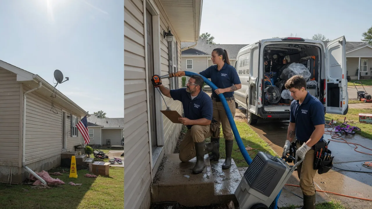 Ceiling Water Damage Restoration in Grimes, IA near me
